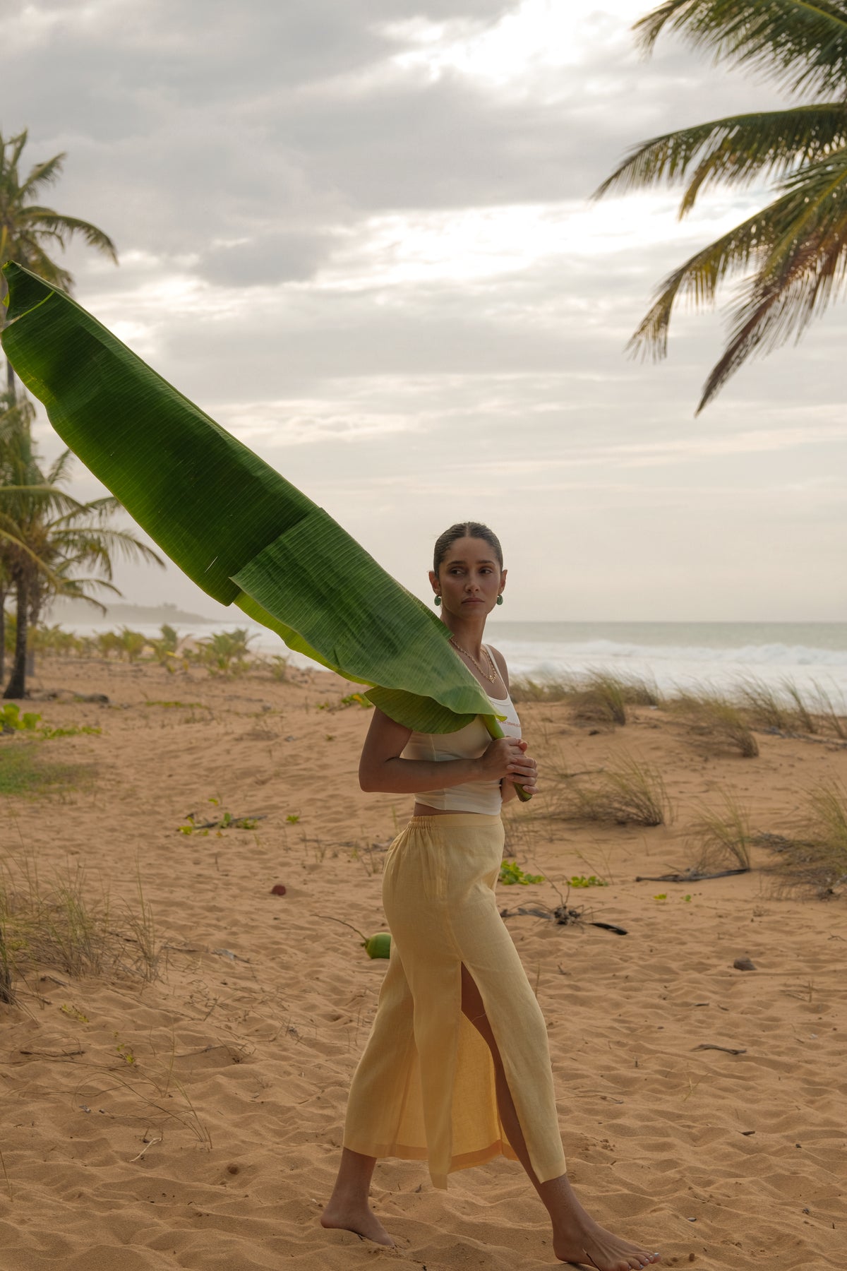 Adela Long Pants Limon
