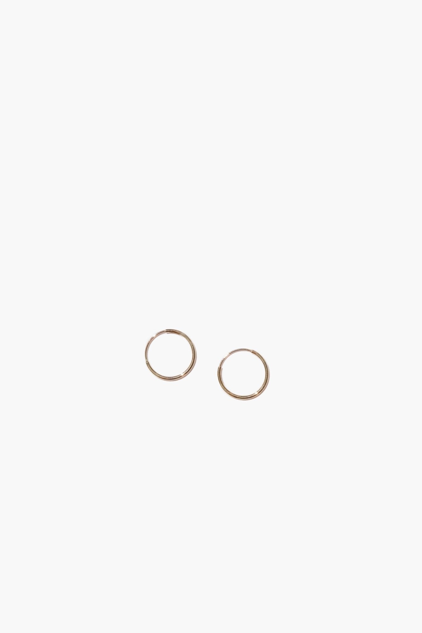 12mm Hoops - Solid 14k Gold - MUNS
