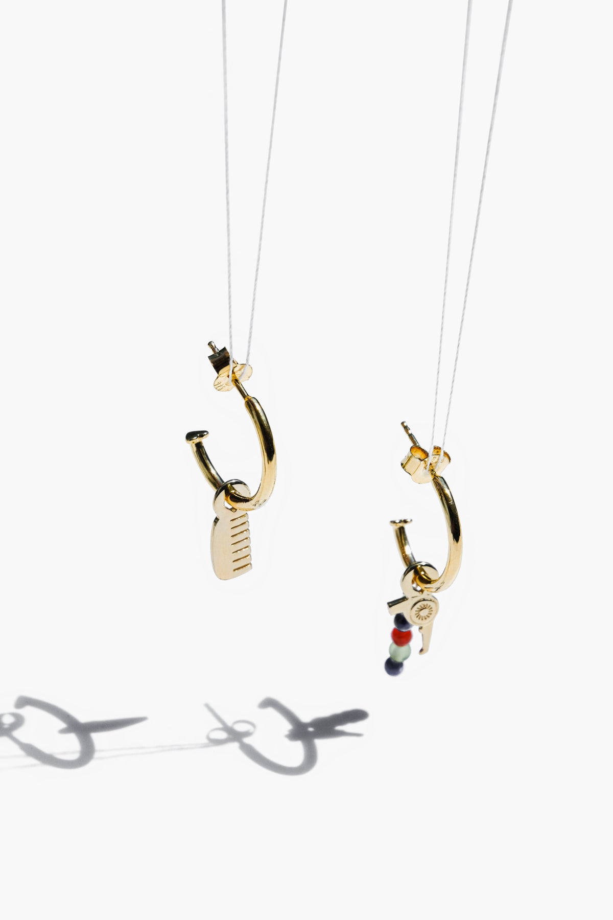 Comb Charm Earrings