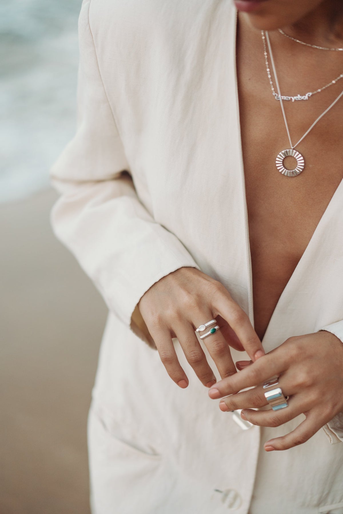 Memoir Mother Pearl Ring - MUNS